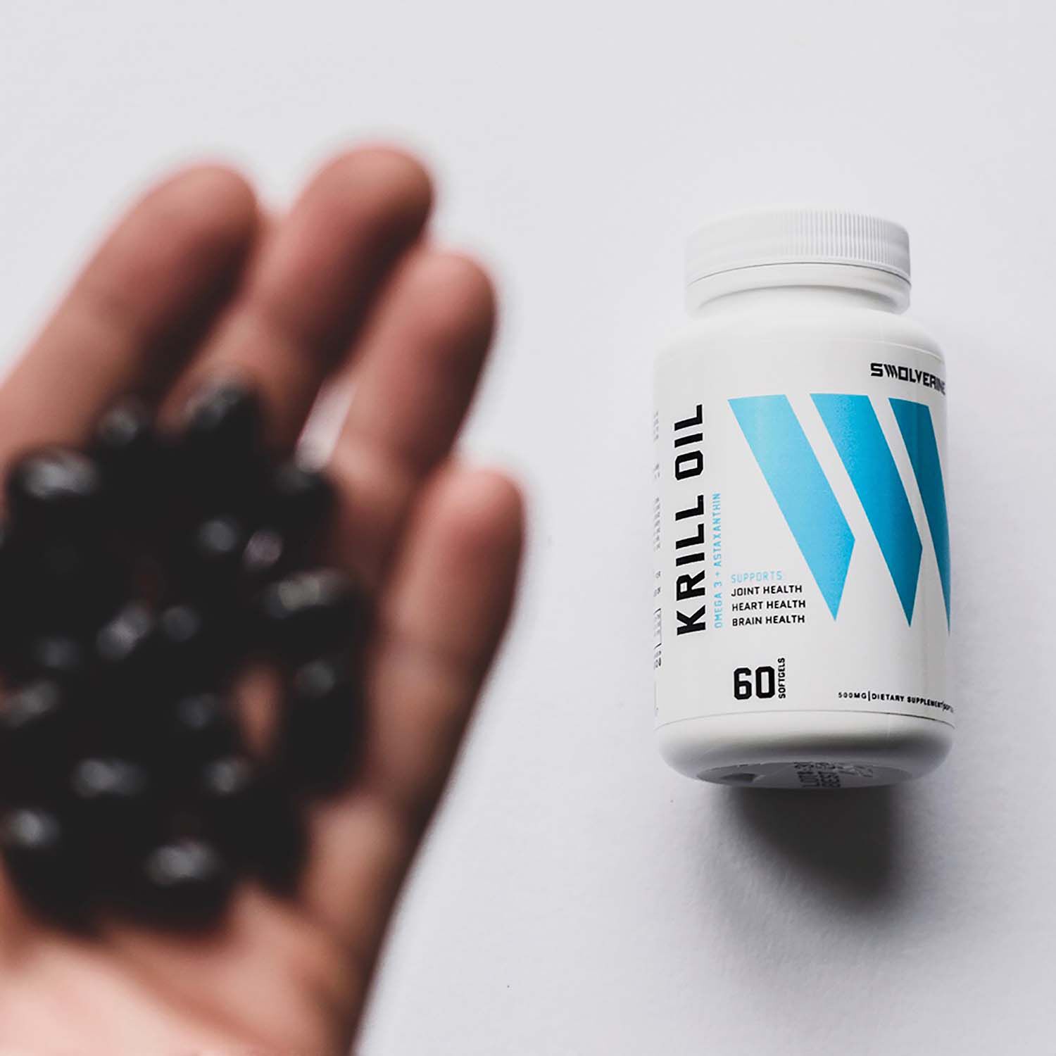 Krill Oil 500 mg - 60 Softgels (60 Servings)